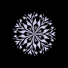 Abstract flower illustration