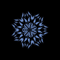 Abstract flower illustration