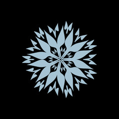 Abstract flower illustration