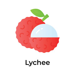 A white pulpy fruit with thin shell around showing lychee, rich taste fruit
