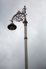 Fototapeta na wymiar beautiful public lighting street lamp in Dublin