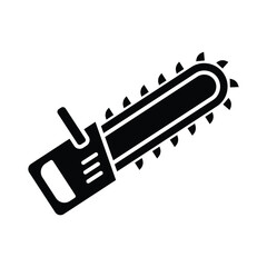 Chain saw icon vector illustration on trendy design