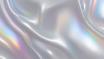 white background with holographic soft abstract 3d texture
