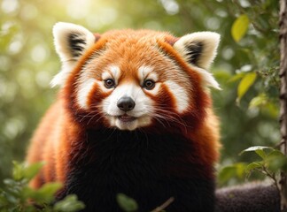 Red Panda Roaming Free