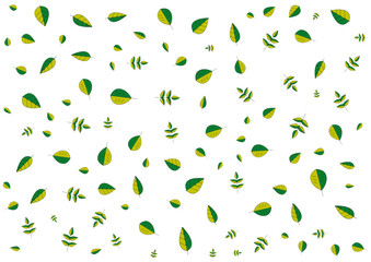 Fond Arrière plan feuillage feuilles arbres et plantes automne printemps vert pictogramme modele
