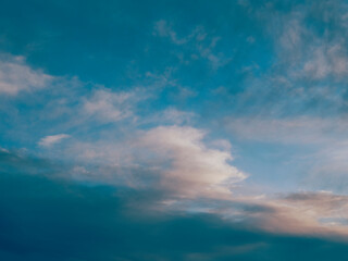 colorful sunset clouds