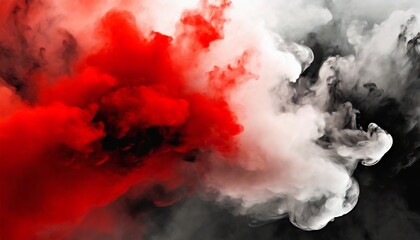 red white and black smoke