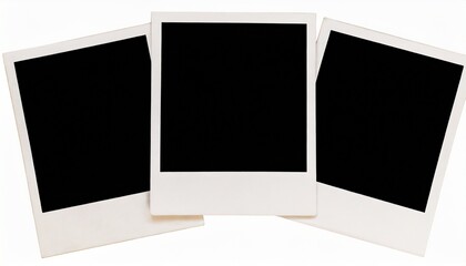 png instant polaroid photo frame isolated - obrazy, fototapety, plakaty