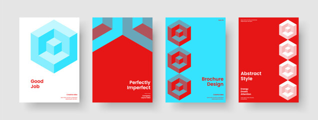 Isolated Book Cover Layout. Geometric Business Presentation Design. Modern Poster Template. Flyer. Report. Brochure. Banner. Background. Pamphlet. Notebook. Magazine. Portfolio. Leaflet