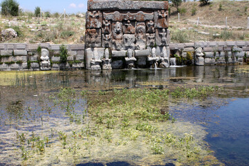 Hittite monument. Eflatun Pinar. Turkey.