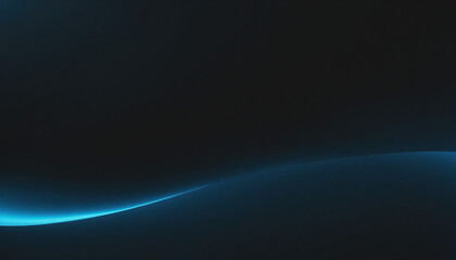 Fototapeta premium Blue black abstract gradient background grain texture effect dark vibrant color flow wave copy space