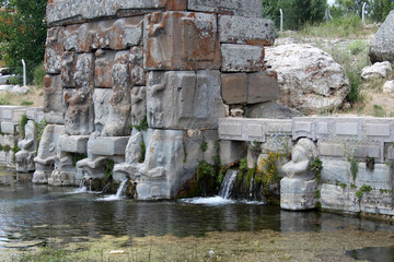 Fototapeta na wymiar Hittite monument. Eflatun Pinar. Turkey.