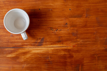 Fototapeta na wymiar テーブルの上のコーヒーカップ