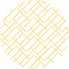 Golden chinese pattern element vector