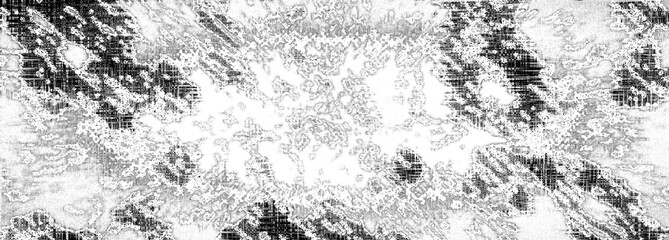 An abstract black and white grunge texture background image.