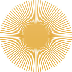 Golden firework element vector