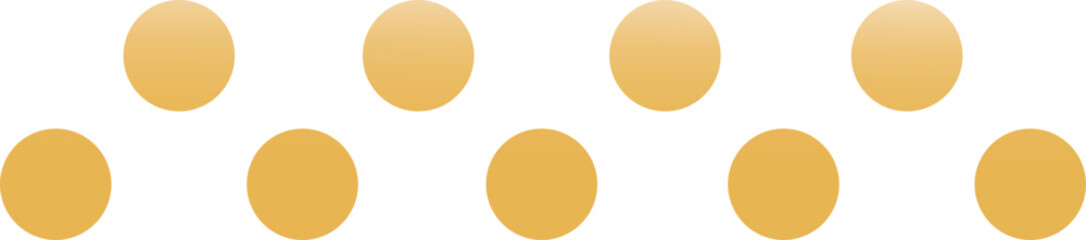 Golden chinese pattern element vector