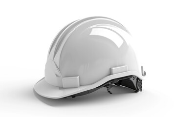 Yellow helmet isolated on white background