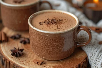 Fotobehang hot chocolate hot chocolate drink Choc full  © Werckmeister