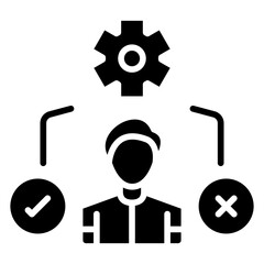 Decision Making Icon Style