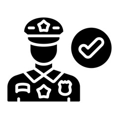Corrections Officers Icon Style