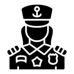 Marine Female Icon Style