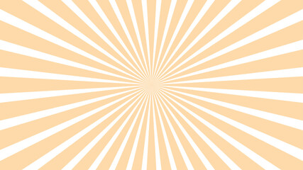 集中線　薄いオレンジ　背景　シンプル