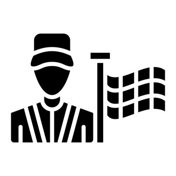 recommend clip art: Flagman Icon Style