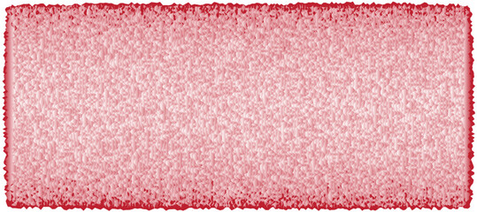  Rectangular  guilt mat, doormat, rug, carpet, tapestry with grunge rough striped elements and zigzag frame in red and pink colors