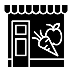Groceries Store Icon Style