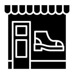 Shoe Shop Icon Style