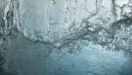 Water texture wave close up at studio making
