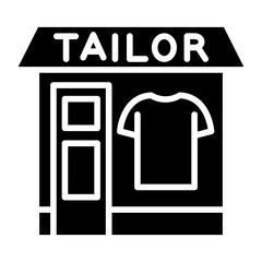 Tailor Shop Icon Style