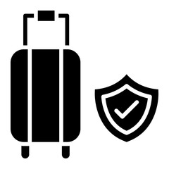 Travel Insurance Icon Style