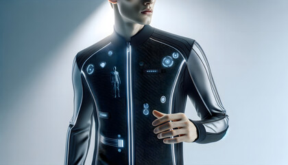 Futuristic smart and intelligent clothing and textiles.
