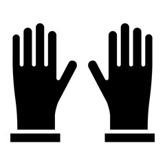 Gloves Icon Style