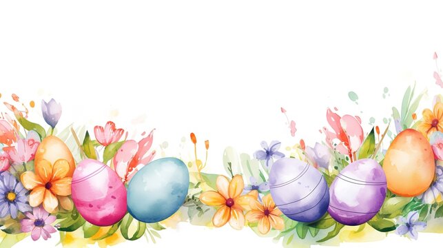 Cartoon Easter egg celebrating Easter,AI generated.