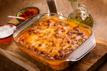 oven eggplants zucchinis and mozzarella casserole