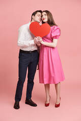 cute newlyweds in love