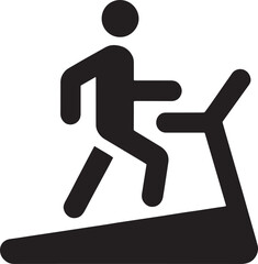 Treadmill Exercise Icon