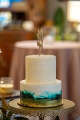 Obraz na płótnie Canvas wedding cake ready for desert and celebration