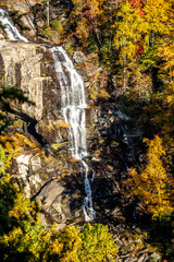 Fototapeta na wymiar Whitewater Falls in Jocassee Gorge North Carolina