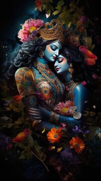 Krishna  is a major deity in Hinduism. He is worshipped as the eighth avatar of Vishnu and also as the Supreme God in his own right.