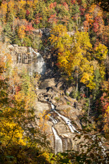 Fototapeta na wymiar Whitewater Falls in Jocassee Gorge North Carolina