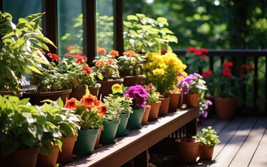 Container Gardening Oasis Display