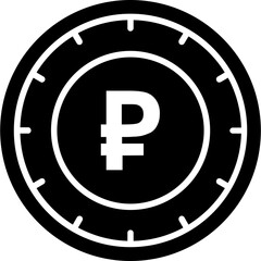 Russia Ruble Coin Icon