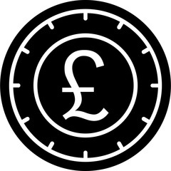 United Kingdom Pound Coin Icon