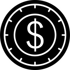United States Dollar Coin Icon