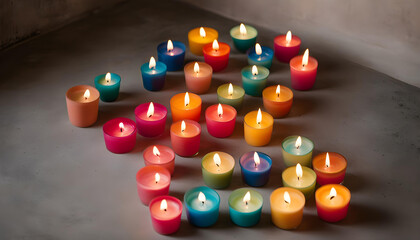 candles in a row