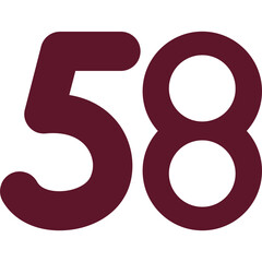 Fifty eight Icon